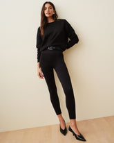 SPANXshape™ Ribbed Knit Legging | Classic Black