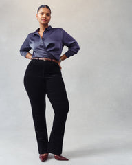 SPANXshape™ Authentic 360 Corduroy Micro Flare Classic Black