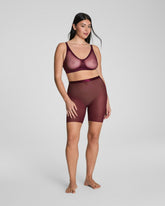 SPANXsupersmooth™ SheerSense Mid-Thigh Short | Plum Berry