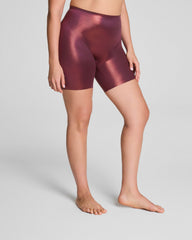 SPANXshape™ LuxeShine Mid-Thigh Short Plum Berry Shimmer