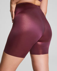 SPANXshape™ LuxeShine Mid-Thigh Short Plum Berry Shimmer