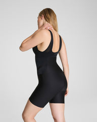 SPANXsupersculpt™ Transform Open-Bust Mid-Thigh Bodysuit | Very Black