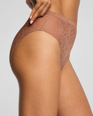SPANXsupersmooth™ Day to Date Night Lace Hi-Leg Brief | Cinnamon