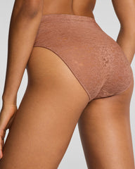 SPANXsupersmooth™ Day to Date Night Lace Hi-Leg Brief | Cinnamon