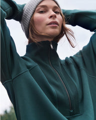 SPANX AirEssentials® Brushed Half Zip Tunic Meridian