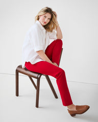 SPANXsupersmooth™ PerfectFit Ponte Slim Straight Pant Spanx True Red