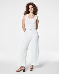 SPANXshape™ Original EveryWear Cropped Wide Leg Jeans with Patch Pockets White
