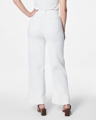 SPANXshape™ Original EveryWear Cropped Wide Leg Jeans with Patch Pockets White