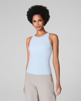 SPANXsmooth™ Jersey High Neck Tank | Sky