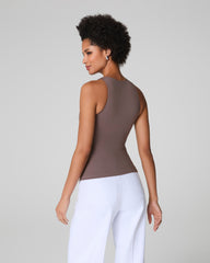 SPANXsmooth™ Jersey High Neck Tank Smoke