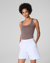 SPANXsmooth™ Jersey Scoop Neck Tank Smoke