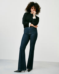 SPANXshape™ Original EveryWear Flare Jeans Raw Indigo