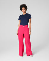 SPANXsupersmooth™ Stretch Twill Wide Leg Pant Tulip