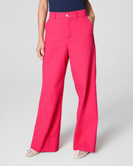 SPANXsupersmooth™ Stretch Twill Wide Leg Pant Tulip