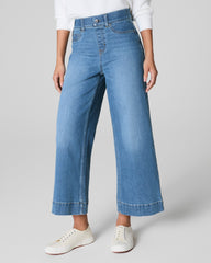 SPANXshape™ Original EveryWear Cropped Wide Leg Jeans Stonewashed Blue