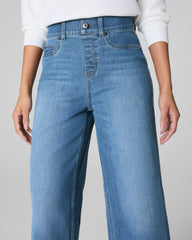SPANXshape™ Original EveryWear Cropped Wide Leg Jeans Stonewashed Blue