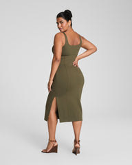 SPANXshape™ Ponte Midi Tank Dress Dark Pine