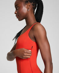 SPANXshape™ Ponte Midi Tank Dress Poppy