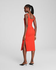 SPANXshape™ Ponte Midi Tank Dress Poppy
