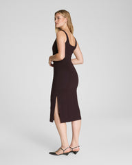 SPANXshape™ Ponte Midi Tank Dress Truffle Brown