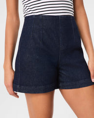 SPANXshape™ Original EveryWear Zero Waistband Jean Shorts, 5" Raw Indigo