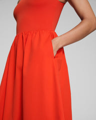 SPANXsmooth™ Jersey Scoop Neck Tank Midi Dress Poppy