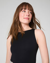 SPANXsmooth™ Jersey Boatneck Tank Classic Black