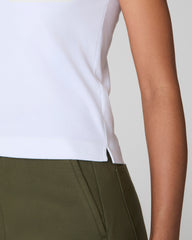 SPANX® Cotton Crewneck Tank Classic White