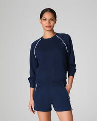 SPANX AirEssentials® Pique Long Sleeve Crewneck Top