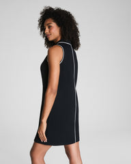 SPANX AirEssentials® Pique Polo Tank Dress Very Black