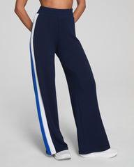 SPANX AirEssentials® Colorblock Wide Leg Track Pant Timeless Navy/Powder/Cerulean