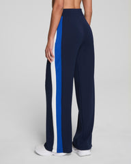 SPANX AirEssentials® Colorblock Wide Leg Track Pant Timeless Navy/Powder/Cerulean