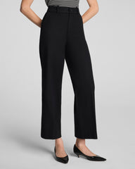 SPANXsupersmooth™ Stretch Twill Cropped Wide Leg Pant | Classic Black