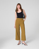 SPANXsupersmooth™ Stretch Twill Cropped Wide Leg Pant Flax