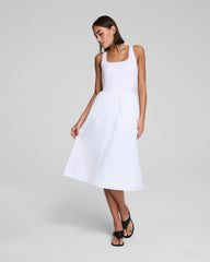 SPANXsmooth™ Jersey Scoop Neck Tank Midi Dress Classic White
