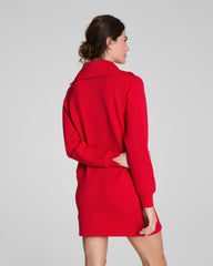 SPANX AirEssentials® Half Zip Dress SPANX® Red