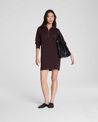 SPANX AirEssentials® Half Zip Dress Truffle Brown