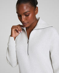 SPANX® AirEssentials Half Zip Dress Vivid Heather Grey