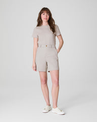 SPANXsupersmooth™ Stretch Twill Short, 7" Bone