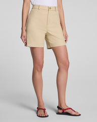 SPANXsupersmooth™ Stretch Twill Short, 7" | Sandbar