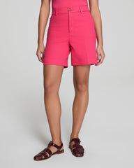 SPANXsupersmooth™ Stretch Twill Short, 7" Tulip