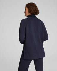 SPANX AirEssentials® Brushed Half Zip Tunic Timeless Navy Heather