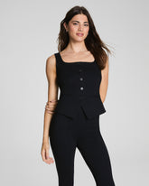 SPANX® Ponte Tailored Vest Classic Black