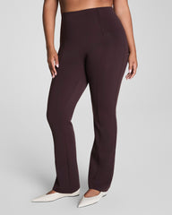 SPANXshape™ Scuba Micro Flare Legging Truffle Brown