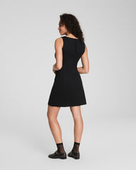 SPANX® Ponte Square Neck Mini Dress Classic Black