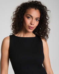 SPANX® Ponte Square Neck Mini Dress Classic Black