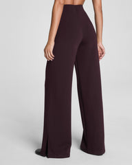 SPANX AirEssentials® Zero Waistband Wide Leg Pant Truffle Brown