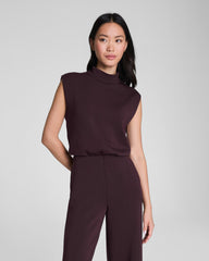 SPANX AirEssentials® Mockneck Jumpsuit Truffle Brown