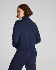 SPANX AirEssentials® Brushed Full Zip Jacket Timeless Navy Heather