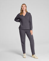 SPANX AirEssentials® Brushed Slim Straight Pant Heather Storm